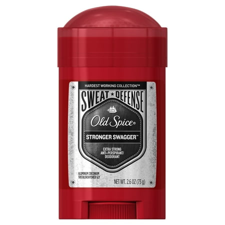 Old Spice Anti-Perspirant & Deodorant Hardest Working Collection Sweat Defense Stronger Swagger 2.6 (Best Non Sweat Deodorant)