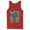 Red, variant on Men's Superman Classic Hero Pose Tank Top Athletic Heather Small