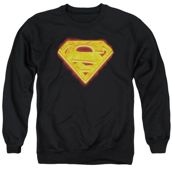Superman - Hot Steel Shield - Crewneck Sweatshirt - XXX-Large