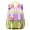 Green Purple, variant on Girls Kindergarten Backpack, 9.6L Lightweight Water-Repellent Toddler Preschool Daypack with Reflective Strip, Adjustable Chest Strap Bookbag 2-5 Years