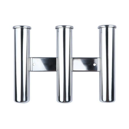 Marine 316 Stainless Steel Fishing Rod Rack Triple/quadruple Yacht Rod Socket Sea Fishing Bracket Marine Hardware Accessories