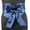 Navy, variant on Women's Satin Ribbon Belt Tie Bowknot Band Wrap Elegant Wide Belt Waistband Silk belt