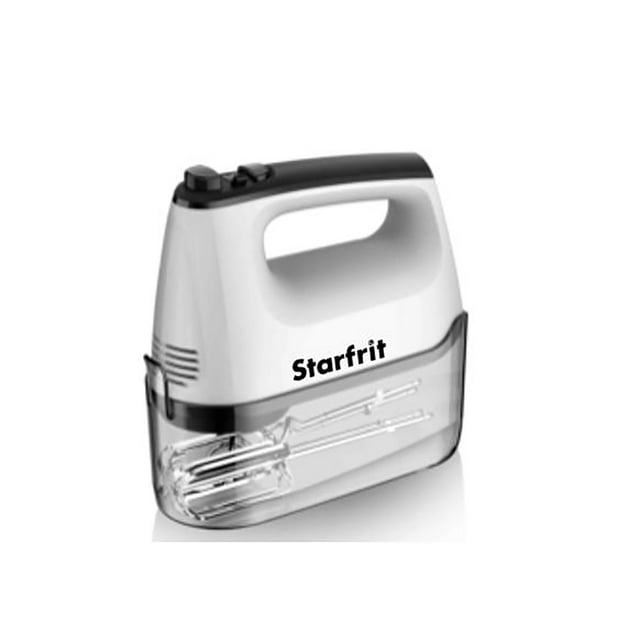 Starfrit Batteur à Main Électrique avec Étui de Rangement, Blanc