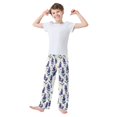 thumbnail image 3 of joogoo Lavender Pattern Pajama Pants Pj Bottoms Sleepwear Lounge S, 3 of 9