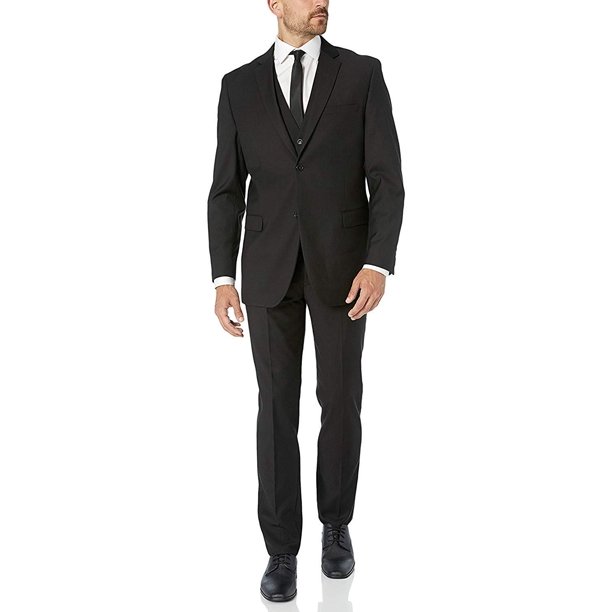 Adam Baker by Bertolini Men's B66050/1 Modern Fit 3Piece Single