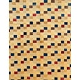 thumbnail image 1 of Ahgly Company Indoor Rectangle Abstract Chrome Gold Yellow Abstract Area Rugs, 3' x 5', 1 of 6