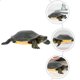 thumbnail image 2 of Turtle Toy Lifelike Tortoise Statues Home Decor Plastic Green Decorative Item 3Pcs, 2 of 4