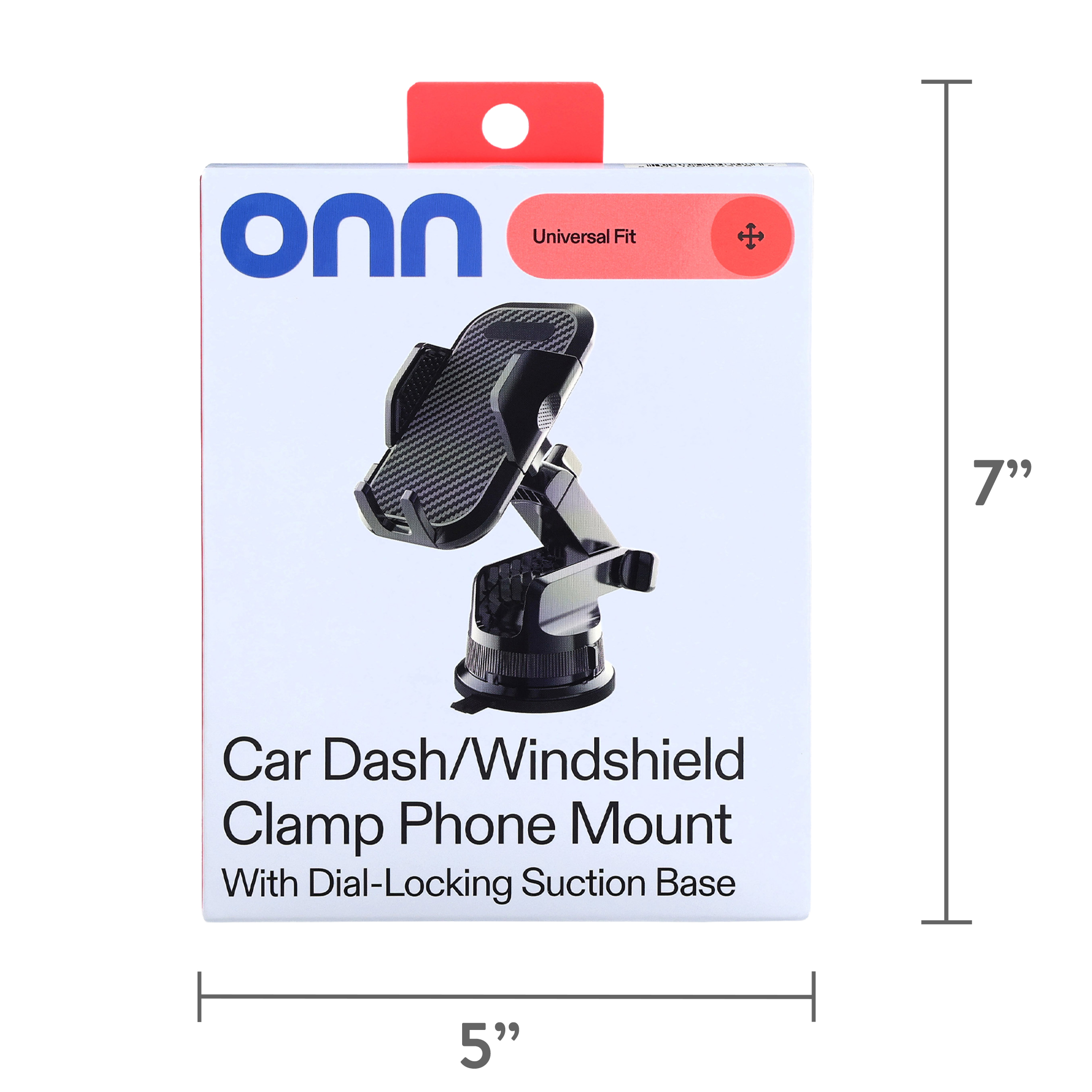 onn Car Dash/Windshield Universal Phone Mount photo 4