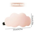 thumbnail image 3 of Sleep Eye Mask,Soft Cloud Shaped 3D Sleep Mask,Lightweight Light-Blocking Eye Mask for Side Sleepers Travel Meditation,Adjustable Elastic Strap Sleeping Mask(Green), 3 of 8
