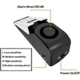thumbnail image 4 of Mini Wireless Door Stop Alarm, 2 Pack Wedge Door Stop Blocking Security System with 120dB Siren, 4 of 5