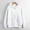 White, variant on Women's Hoodies Sweatshirts Women's Comfortable Solid Color Long Sleeve Coat Versatile Zipper Cardigan Casual Comfortable Loose Sweater White XS