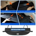 thumbnail image 2 of Car Trunk Cargo Cover For Nissan Murano 2015-2024 Security Shield Shade Retractable, 2 of 6
