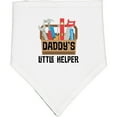thumbnail image 2 of Inktastic Daddys Little Helper Tool Box Baby Bandana Bib, 2 of 4