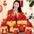 thumbnail image 5 of 2025 Snake Toy Chinese New Year Cartoon Stuffed Animals for New Year Mascots, 5 of 5
