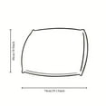 thumbnail image 2 of HGmart White Bread Shape Pillows Pleated Top & Flat Bottom Down, Polyester, Fluffy And Soft Hotel Pillows, Set of 2, 2 of 5