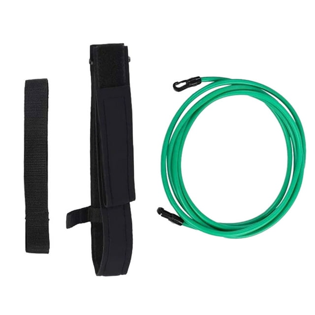 maskred Adjustable And Comfortable Swim Training Belt For Effective Swim Durable TPE Lightweight green-4meters 1Set