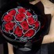 thumbnail image 5 of Nvzi plain edge wave yarn flower packaging paper material yarn bouquet pleated wave yarn wrapped flower net yarn floral arrangement 4 meters long (watermelon red), 5 of 5