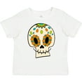 thumbnail image 3 of Inktastic Smiling Sugar Skull for Day of the Dead Boys or Girls Toddler T-Shirt, 3 of 5