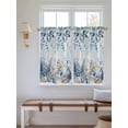 thumbnail image 2 of Blue Eucalyptus Coastal Bathroom Window Curtain, Beach Starfish Shell Nautical Ombre Light Filtering Coffee Kitchen Curtains, Bedroom Living Room Curtains 2 Panel 84"x45", 2 of 6
