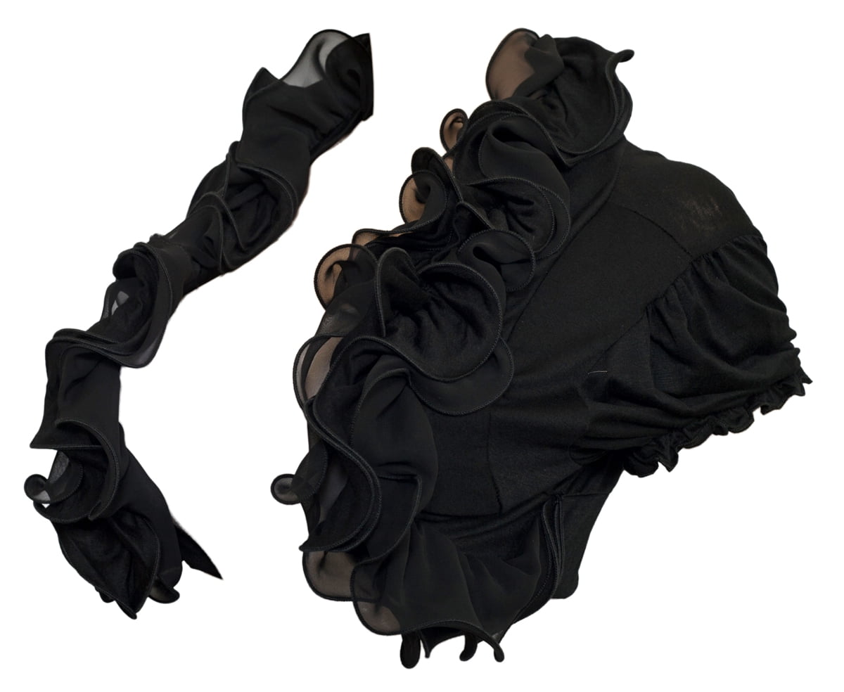 plus size black shawl