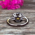 thumbnail image 4 of 7mm Cushion Cut 10k White Gold 2.30 Carat Aquamarine Engagement Ring Anniversary Ring HALO, 4 of 5
