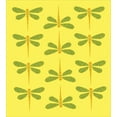 thumbnail image 3 of Ambesonne Dragonfly Duvet Cover Set, Colorful Winged Insects, 2-Calking, Yellow Orange and Green, 3 of 7
