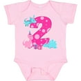 thumbnail image 3 of Inktastic Dinosaur Party-second Birthday Girls Baby Bodysuit, 3 of 5