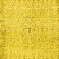 thumbnail image 1 of Ahgly Company Indoor Square Persian Yellow Traditional Area Rugs, 6' Square, 1 of 4