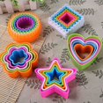 thumbnail image 4 of Hariumiu Kitchen 5pcs Colorful Fondant Cake Cookie Sugarcraft Cutters Shapes Decorating Molds Moluds Tool Set Kitchen Supplies in Different Sizes, 4 of 8