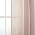 thumbnail image 3 of Hampton Home 2 Piece Luxury Semi Sheer Grommet Top Curtain Panel Pair - Assorted Colors, 3 of 5