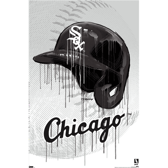 MLB Chicago White Sox - Drip Helmet 22 Wall Poster, 22.375" x 34"