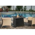 Living Accents 4002461 28 in. Propane Square Fire Pit