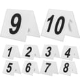 thumbnail image 1 of MasteelfCA 10 Pcs Marqueurs Acryliques Réutilisables pour Table de Restaurant, 1 of 8