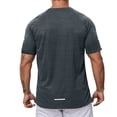 thumbnail image 3 of Afdoent T Shirts For Men Male Athletic T Shirts For Sports And Fitness Loose Fit Solid Color Design For Spring Summer Wicking Fabric Ideal Companion For Shorts Soft Comfort Tee Shirts, 3 of 6