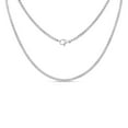 thumbnail image 3 of Men's Silver Cross Pendant & Curb Chain Stainless Steel Necklace Set, 3 of 5