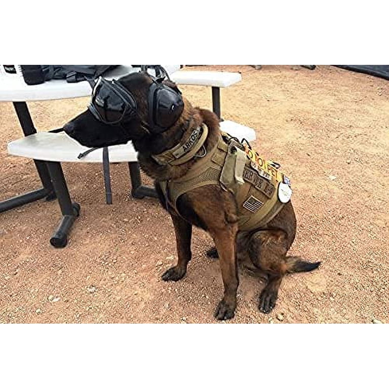 K9 Hearing Protection for Dogs (Black)