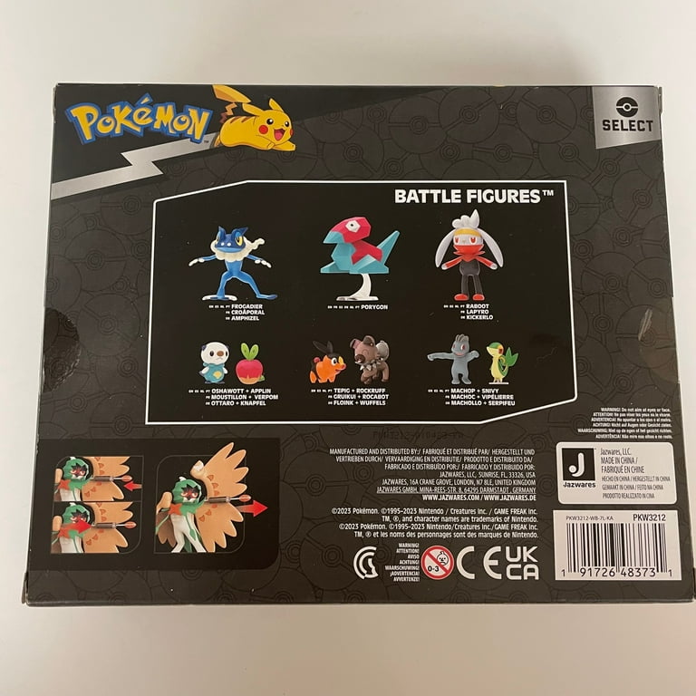 Pokemon Evolution Multi-Pack Rowlet Dartrix and Decidueye Action Figures 