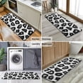 thumbnail image 6 of Black Leopard Pattern Kitchen Rug Mat,Kitchen Runner Rugs Non Skid Washable,Decorative Kitchen Floor Mats for Kitchen,Sink,Laundry,17"x47.2", 6 of 7