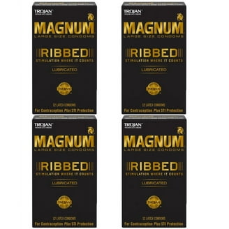 Trojan Magnum XL Lubricated Latex Condoms, Extra Large, 12 Count, Pack of 6  - Walmart.com