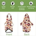 thumbnail image 5 of Goofa rock music Skull record Pattern Small Dog Sweater Hoodies Pet Grey Hooded Soft Fleece Sweatshirts with Pocket Fall Winter Puppy Cat Sweaters Warm Clothes-X-Large, 5 of 8