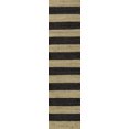 thumbnail image 2 of JONATHAN Y NATURAL FIBER 2 x 10 Runner Rug, Jayden Rustic Farmhouse Woven Jute Stripe - Natural/Black, NRF202B-210, 2 of 6