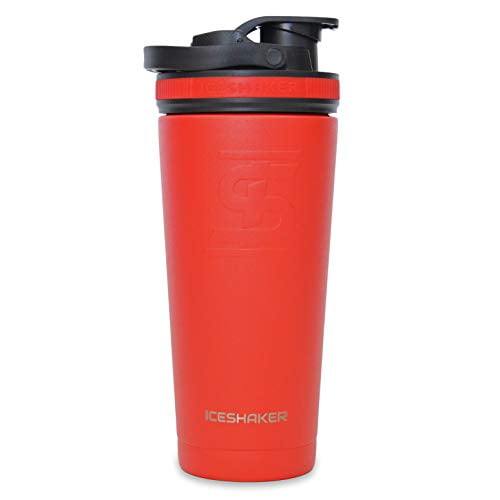 Ice Shaker Stainless Steel Insulated Water Bottle Protein Mixing Cup