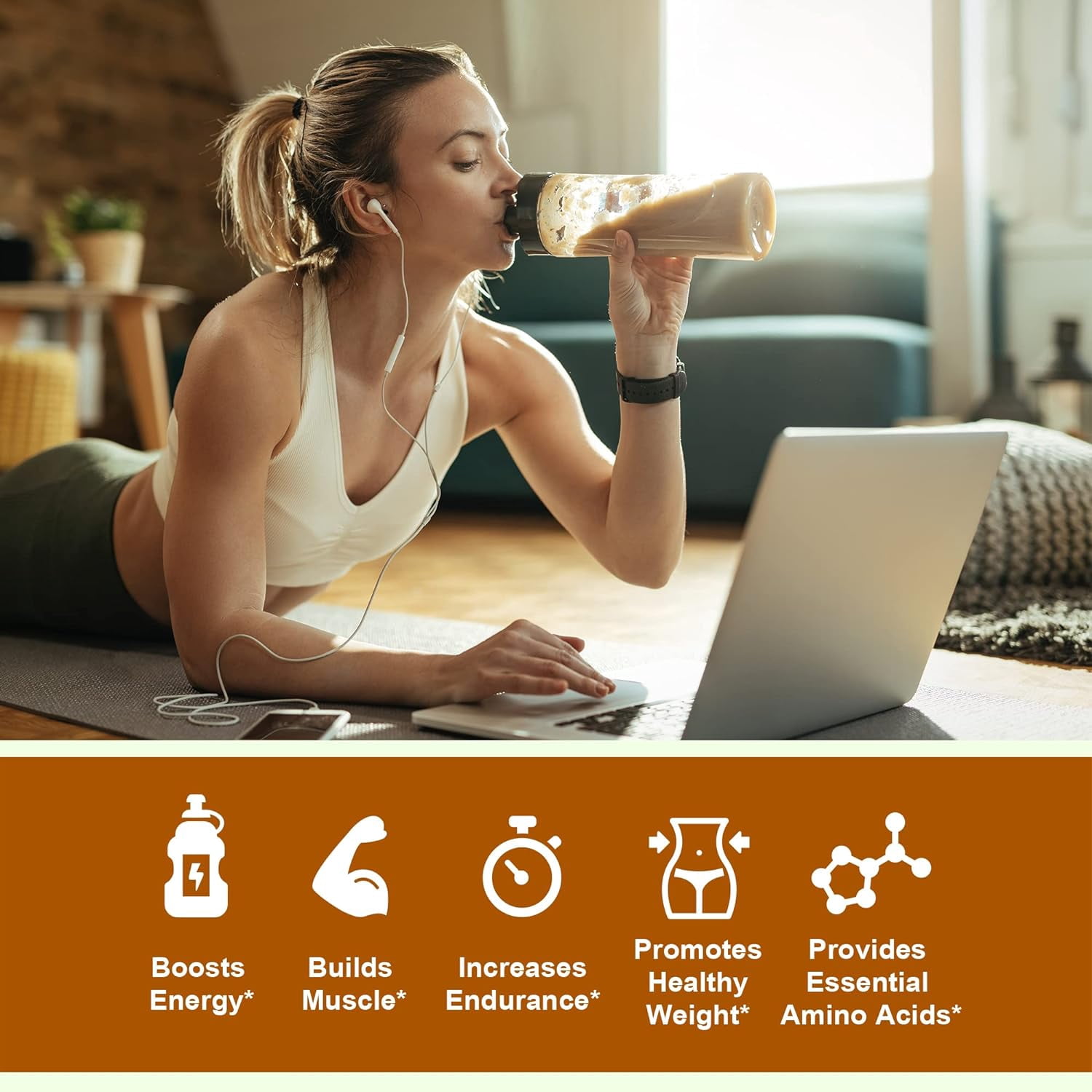 ZYY Pea Protein Powder - Organic Vegan Plant-Based, Unflavored & Unsweetened, Hydrolyzed for Easy Digestion, Keto, Low Carb, Dairy Free, Non-GMO, with BCAA
