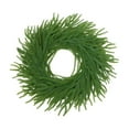 thumbnail image 2 of 60 Inch Norfolk Pine Wreath - Realistic Artificial Greenery For Front Door, Walls, Windows - Festive Christmas Decor With 60 Branches, 2 of 8