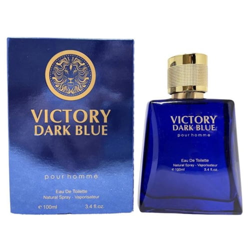 Victory Dark Blue Cologne for Men Eau De Toilette Natural Spray