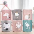thumbnail image 4 of Large 55 cm foldable laundry basket, storage baskets for children, clothes, bedroom decoration. Beautiful waterproof animal laundry baskets., 4 of 5