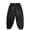 Black, variant on UJNDER Boys High Waist Drawstring Cargo Trousers Loose Fit with Pockets Casual Street Sweatpants Boys Cargo Pants,Khaki,6-7 Years