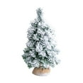 thumbnail image 1 of de Navidad artificial con copos de nieve, miniárbol de Navidad para escritorio, estatua central para decoración del hogar, gabinete, de , 20x20x50cm, 1 of 8