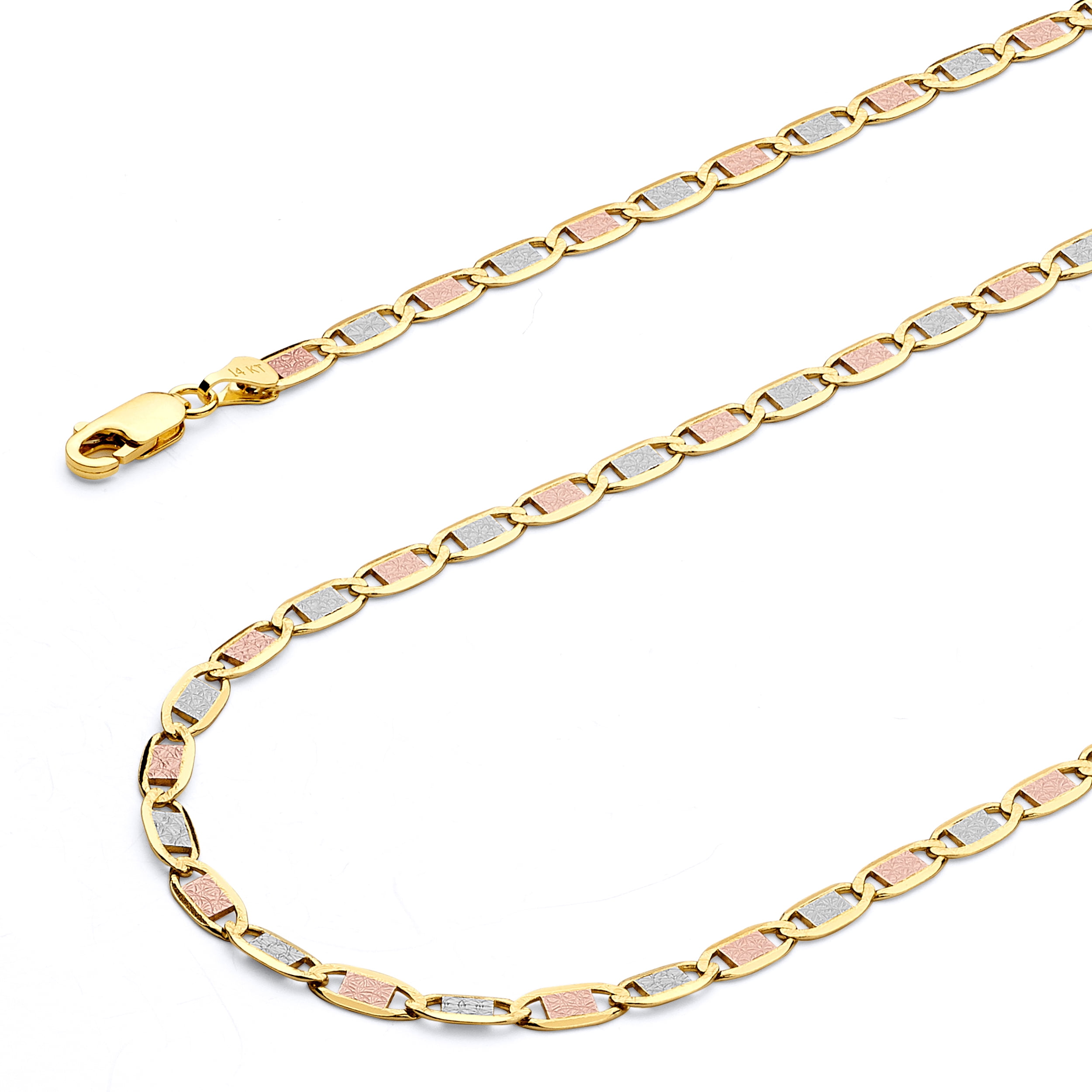 Jewelry TGDJ 14k Tri Color Gold Solid 