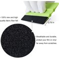 thumbnail image 3 of 2pcs Vinyl Felt Squeegee, Vinyl Squeegee with Plastic Felt Edge, Graphic Scraper Application Tool green, 3 of 5